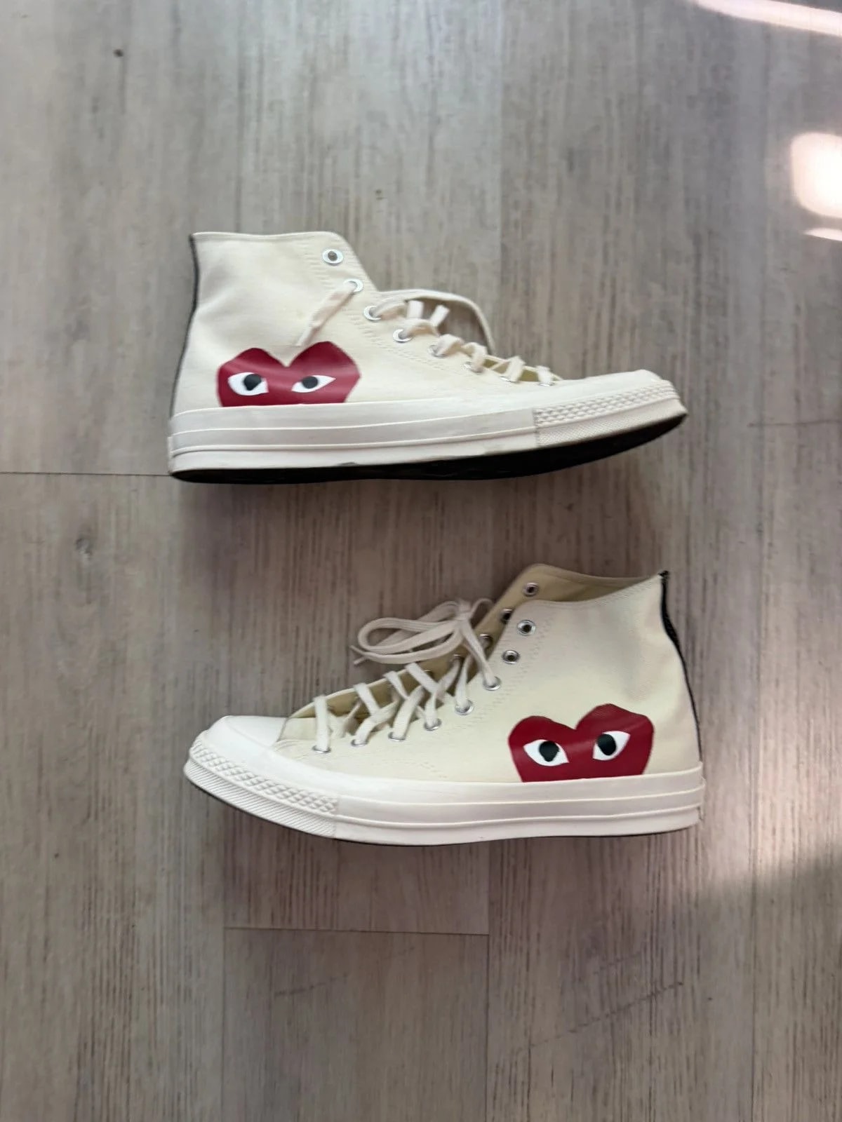Comme des Garçons Play x Converse — Comme des Garçons Play X Converse Chuck 70 High 'Milk' — Sneaker — resale