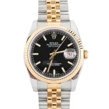 Rolex 116233 Datejust 36mm Black Index Dial Jubilee Bracelet Box and Papers 2016 2