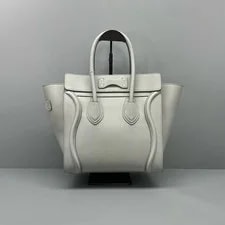 Celine Luggage Brand Logo Zipper Closure Smile - Very Good #10V05NB 4