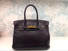 Hermes Birkin 30 Raisin Taurillon Stamp 2