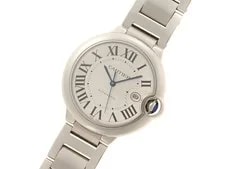 Cartier Ballon Bleu LM W69012Z4 Stainless Steel 42mm Silver Dial #DW1106 2