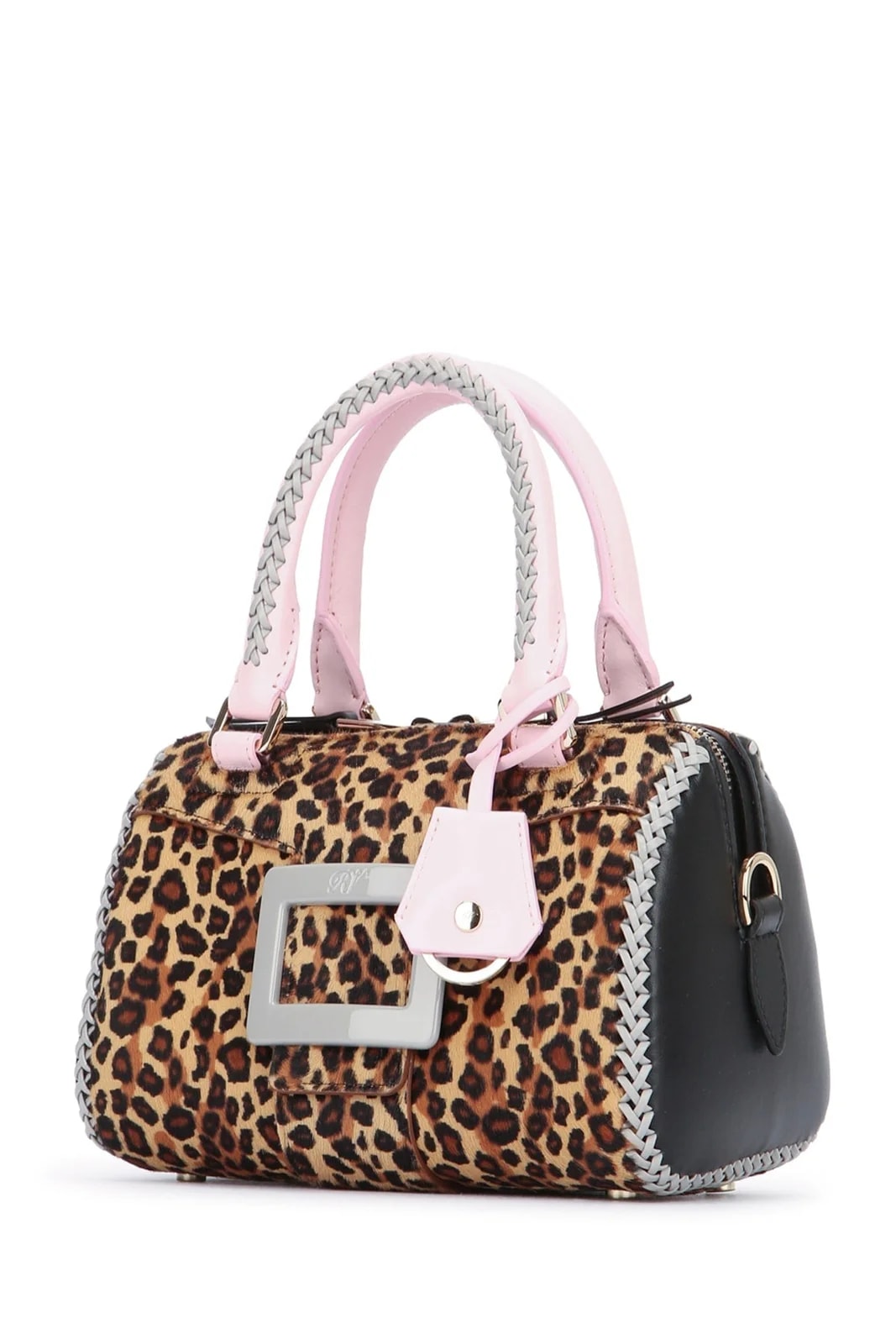 Roger Vivier Top Handle — Leopard-print Calf Hair 2