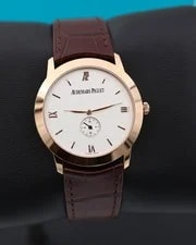 Audemars Piguet — Audemars Piguet. Jules. 39mm. Frost Gradient Dial. 18K Rose Gold. Slim Case... — Watch — resale
