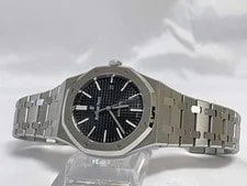 Audemars Piguet Royal Oak Automatic 15400st Black + Warranty 4