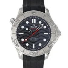 Omega — Omega Seamaster 210.32.42.20.01.002 Stainless Steel Rubber Diamond 42mm #KNW1813 — Watch — resale