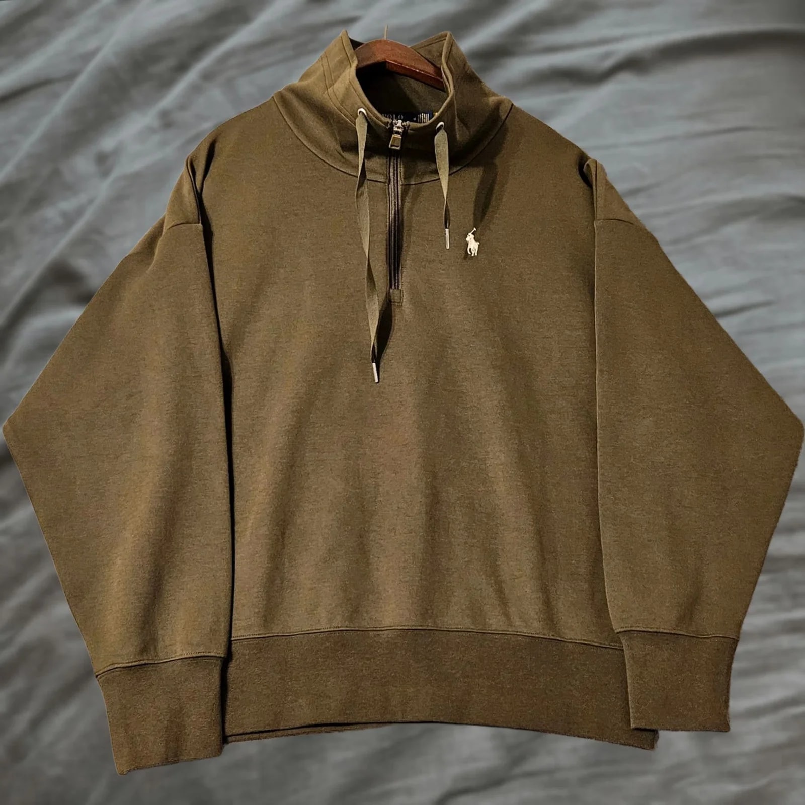 Polo Ralph Lauren — Polo Ralph Lauren Size Medium Drawstring Half Zip - This Title Streamlines It — streetwear — resale