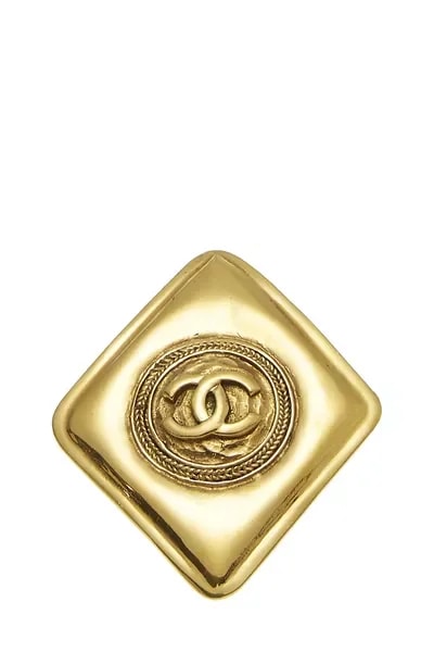 Chanel — 'CC' on Brooch — Jewelry — resale