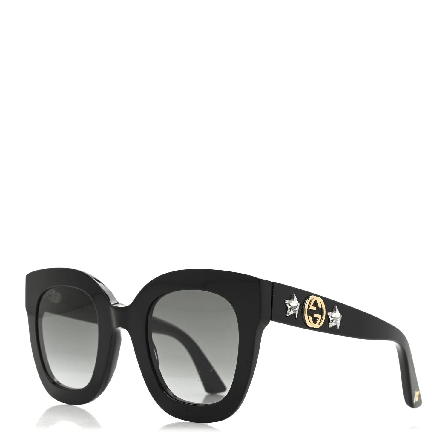 Gucci — Acetate Star Round Frame Sunglasses GG0208S — Accessory — resale