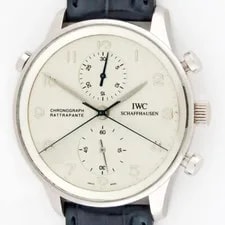 IWC Platinum PT 950 Portuguese Chrono Rattrapante Split Seconds IW371205 Ltd Ed 2