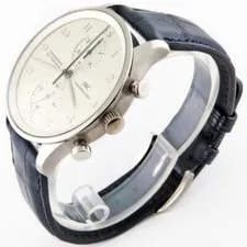 IWC Platinum PT 950 Portuguese Chrono Rattrapante Split Seconds IW371205 Ltd Ed 3