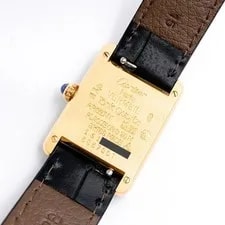 Cartier Must Tank SM Leaping Arabic Dial Gold [New Battery / Polished] 3