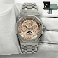 Audemars Piguet — Audemars Piguet Royal Oak Perpetual Calendar 26615TI 41MM Salmon Titanium B/p — Watch — resale