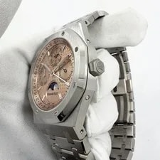 Audemars Piguet Royal Oak Perpetual Calendar 26615TI 41MM Salmon Titanium B/p 4