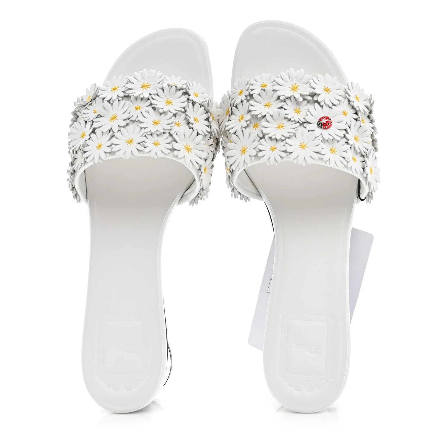 Daisy Embroidered Bloom Heeled Slide 39 2