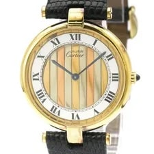 Cartier — Cartier Must Vendome Vermeil Gold Plated Quartz BF590404 — Watch — resale
