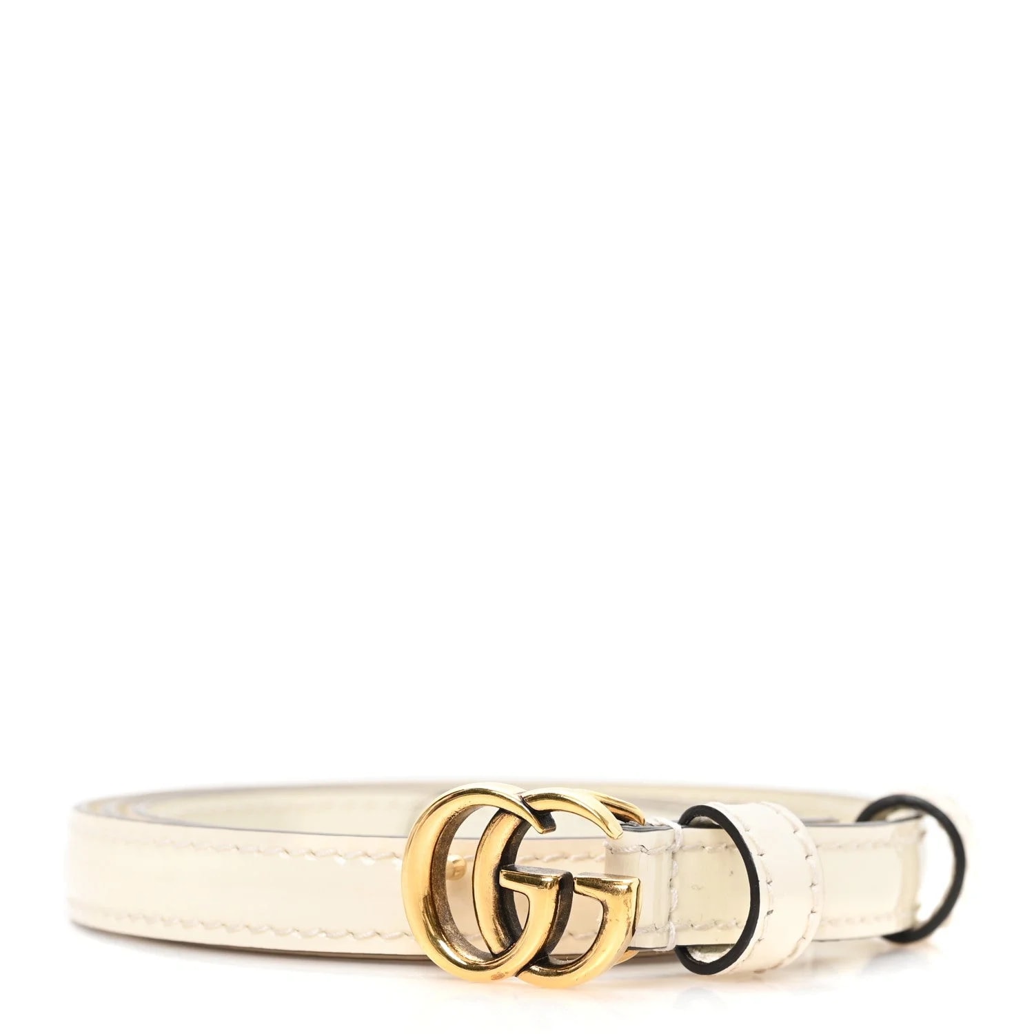 Gucci — Double G Thin Belt 75 30 Mystic — Accessory — resale