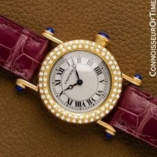 Cartier — Cartier Diabolo 18K Gold & Diamond - With Warranty — Watch — resale