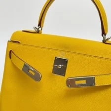 Hermès Kelly 28 (9D) Ambre SHW Square M Stamp 4