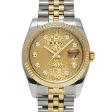 Rolex — Rolex Datejust 116233G Champagne Computer/diamond 732646 — Watch — resale