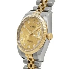 Rolex Datejust 116233G Champagne Computer/diamond 732646 2