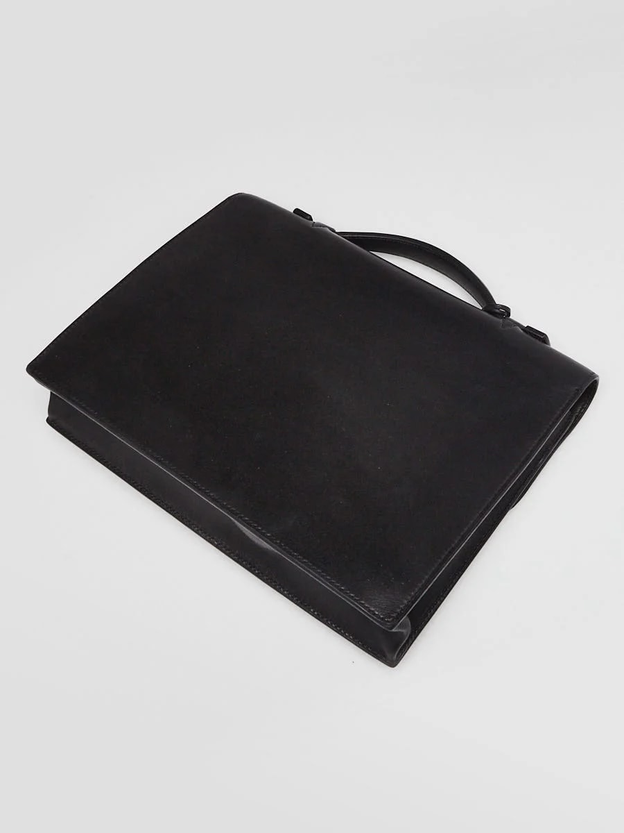 Hermes 27cm Palladium Plated Sac A Depeches Briefcase 3