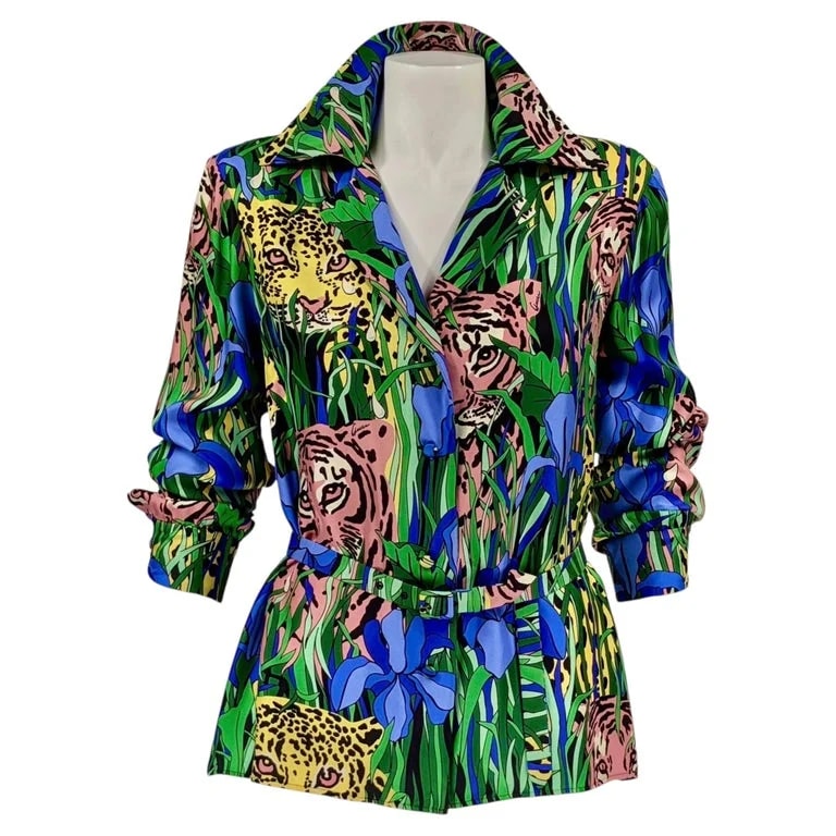 Alessandro Michele, Gucci — Gucci Felin Garden Shirt — Clothing — resale