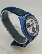 Swatch X Omega Mission To the Moon Super Blue Moon Phase 4