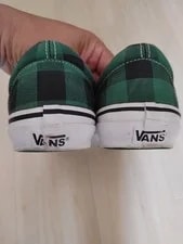 10.0US Vhtf US Model Checkered Pattern Vans Slip-On Demon Slayer: Kimetsu No 3