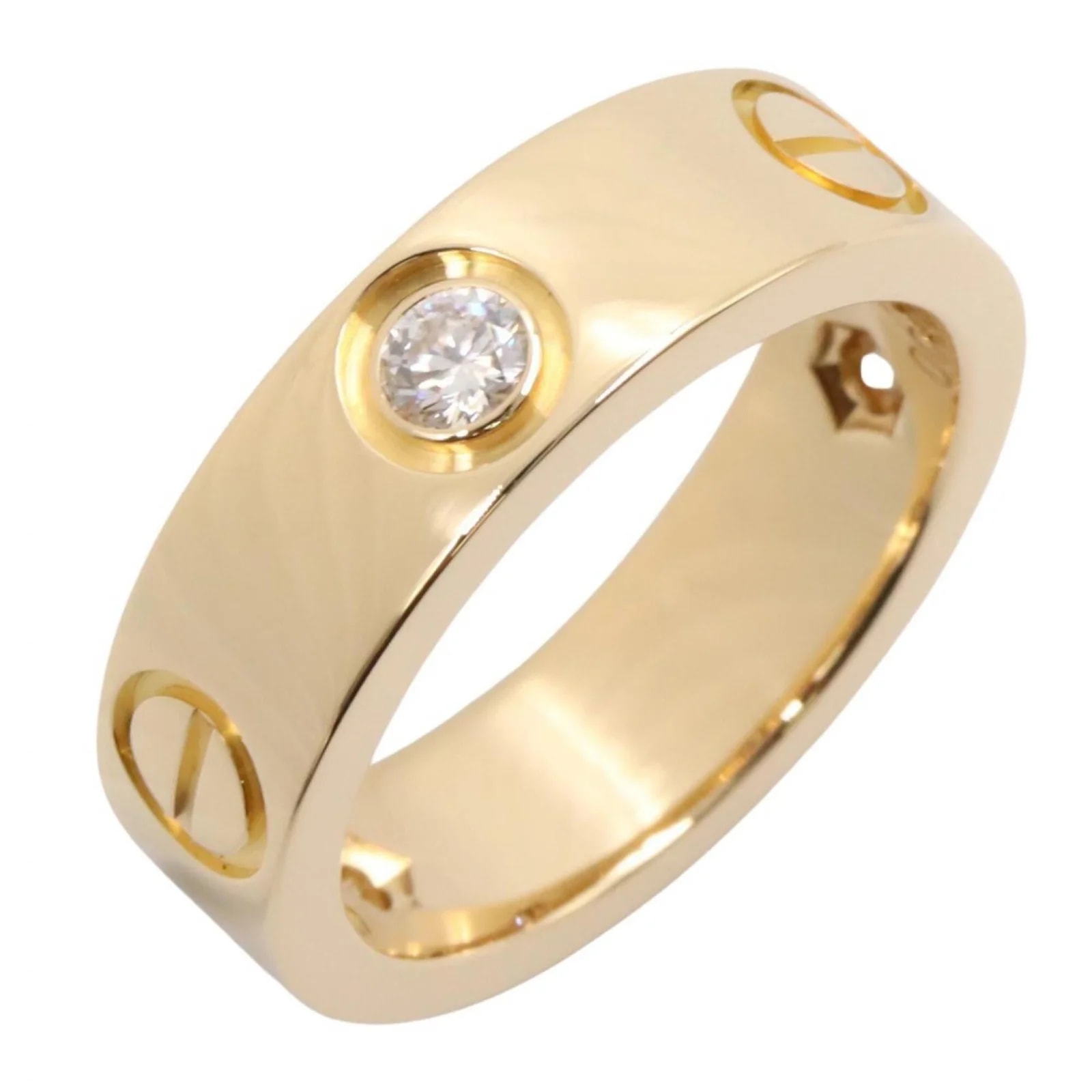 Cartier — Cartier Clear Yellow Gold (18K) Band — Jewelry — resale