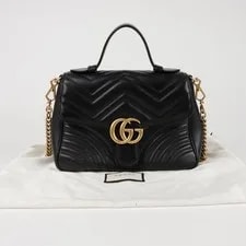 Gucci — Gucci GG Marmont Small Top Handle 153789856 — Handbag — resale