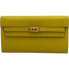 Hermes Kelly To Go U Stamp Ambre GHW #149 2