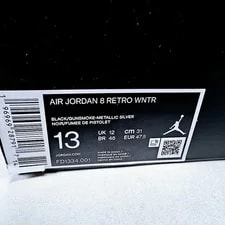 Air Jordan US 13 Gunsmoke Nike Retro 8 FD1334 001 New 2