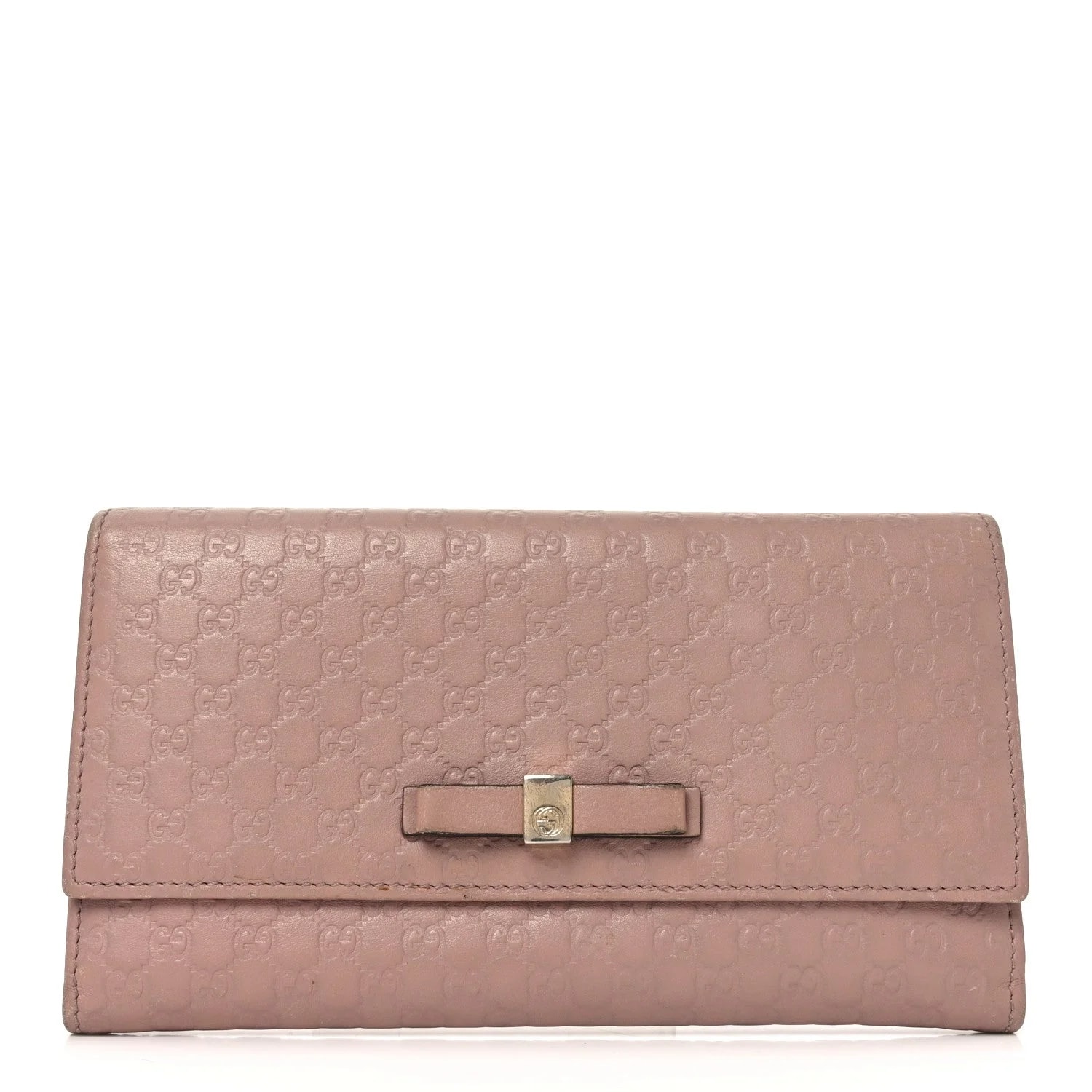 Gucci — Bow Continental Wallet Soft — Accessory — resale