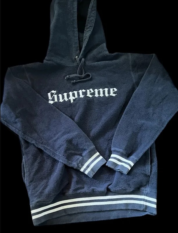Supreme — Supreme Old English Reverse Hoodie — streetwear — resale