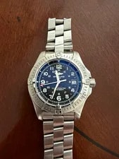 Breitling — Breitling Colt II Quartz Chronometer 500m Black Dial SS Bracelet 41mm Box Papers — Watch — resale