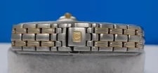 Omega Seamaster 18K Gold & SS - Gold Dial - Diamond Bezel - 2385.11 4