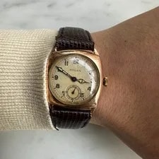 Rolex — Wartime Cushion Case 9ct Gold Rolex From 1944 — Watch — resale