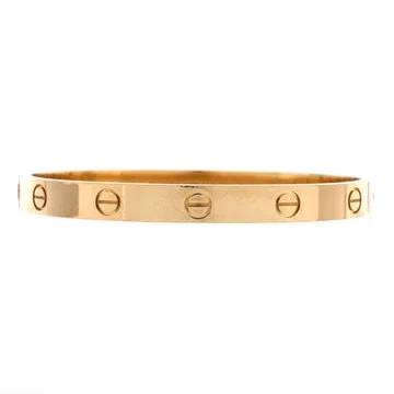 Cartier — Love Bracelet 18K Yellow Gold 17 — Jewelry — resale