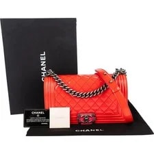 Chanel — Chanel Quilted Single Flap Boy Crossbody Coco CC — Handbag — deal