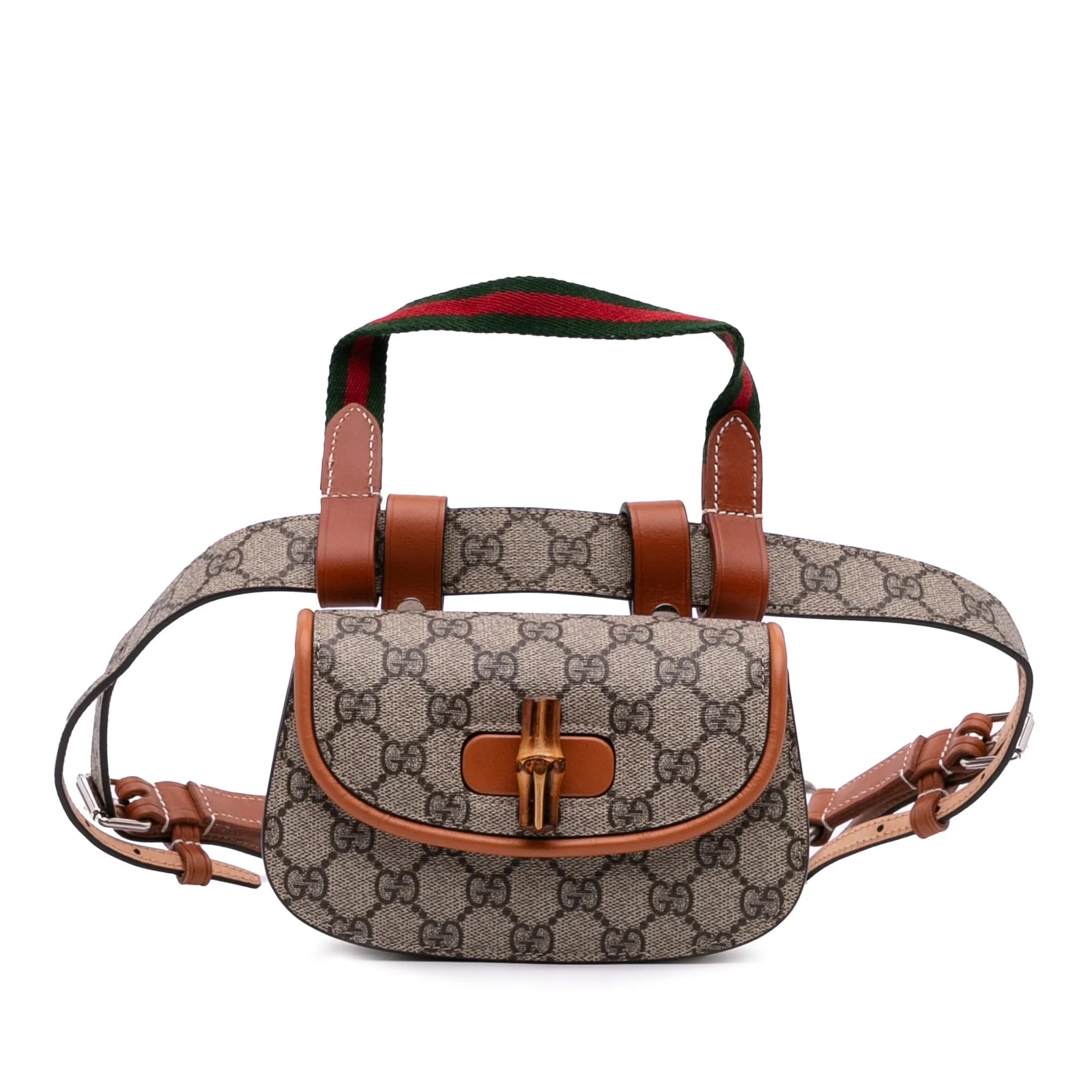 Gucci — Mini Web Bamboo 1947 Belt — Handbag — resale