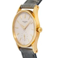 Patek Philippe Calatrava 3796SJ 18k YG Silver Dial Manual 31mm 3