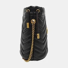 Gucci GG Marmont Mini Bucket ' - Very Good #1AEJIFY 4