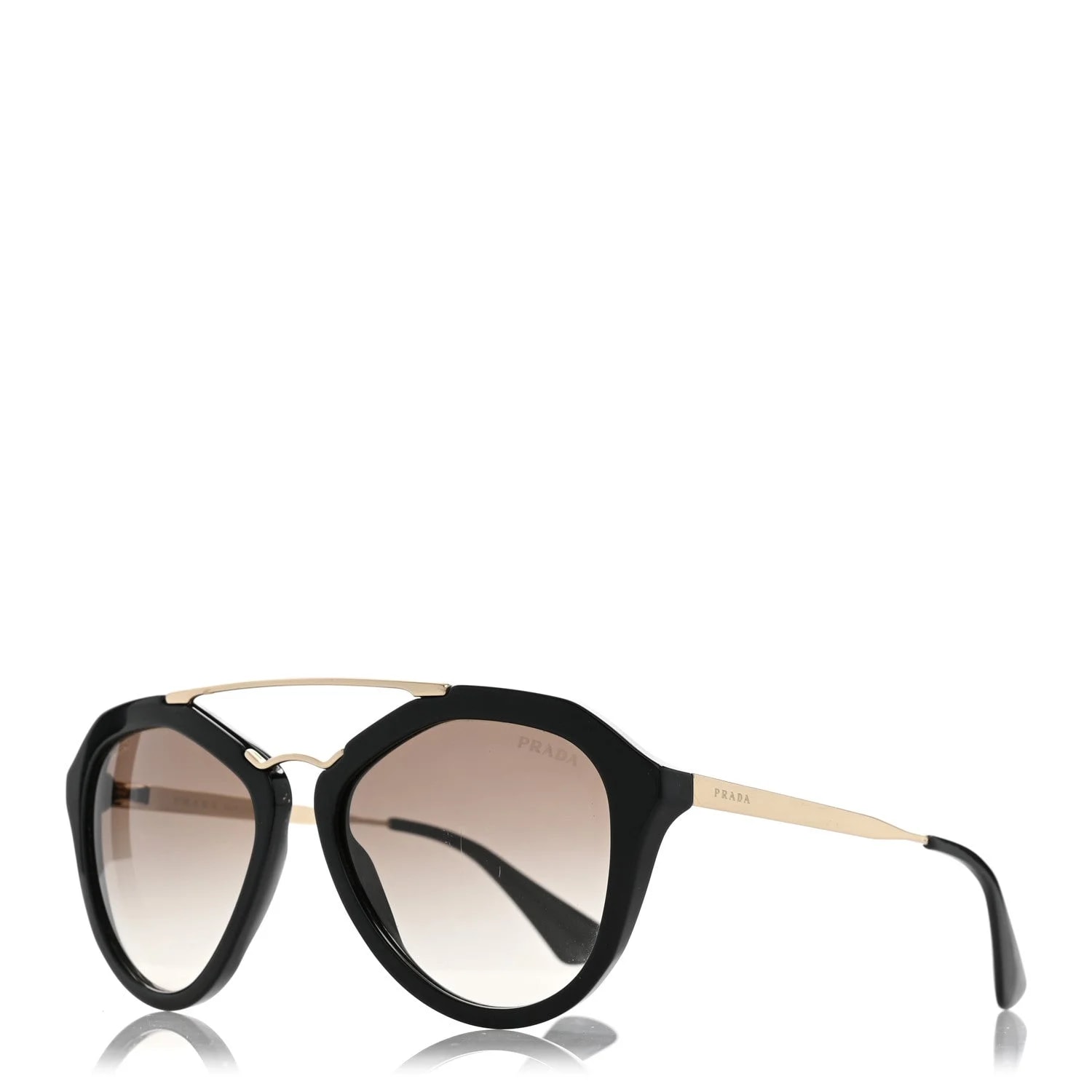 Prada — Acetate Metal Cinema Sunglasses SPR 12Q — Accessory — resale