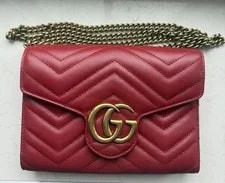 Gucci — Gucci GG Marmont Small Crossbody Matelasse — Handbag — resale