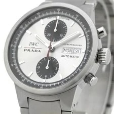 IWC GST Chronograph Prada Limited Edition IW370802 Automatic Silver Dial 4