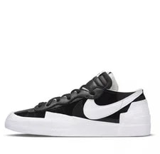 Sacai — Size 7 US N I K E Blazer Low X Sacai Shiny DM6443 001 — Sneaker — resale