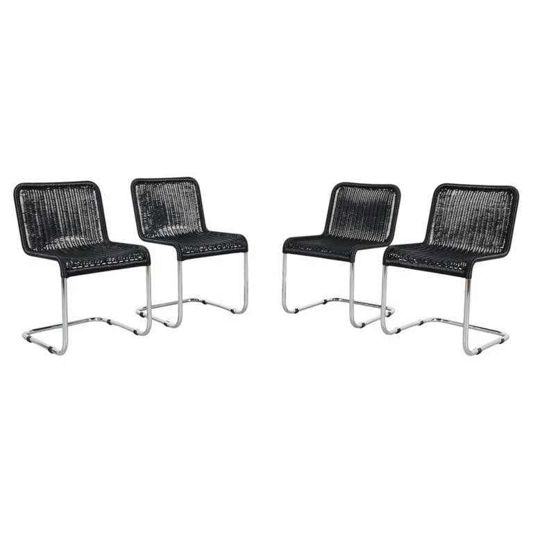Marcel Breuer — Set of Four Tecta D41-Style Cantilever By Marcel Breuer — Furniture — resale