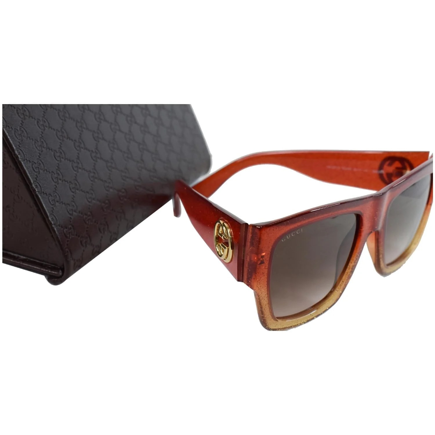 Gucci Square Glitter / Lens Sunglasses GG3817/S 2
