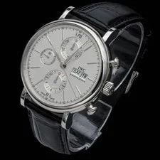 2021 IWC Portofino Chronograph White IW391027 42mm Full Set 3