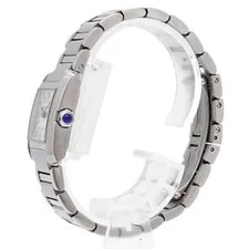Cartier Tank Francaise SM WSTA0065 21.1mm Silver Dial Quartz #OTW747 2